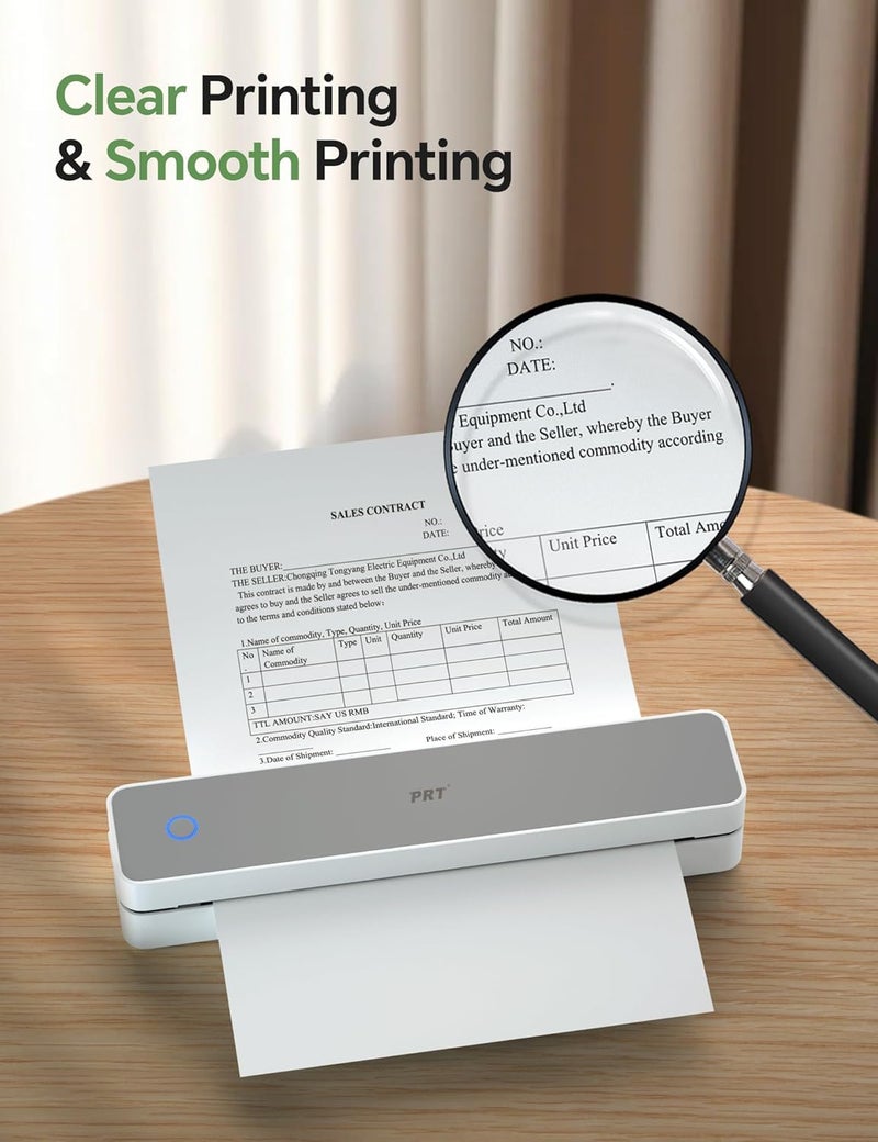 PRT 200 Sheets Thermal Printer Paper 8.5x11 US Letter MT610 Thermal Paper, Compatible with /iDPRT/HPRT Portable Printer and Other Brands Thermal Document Printers - Image 4